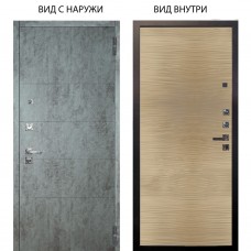 Люкс про 3К / Агат Темный бетон / Элегант Дорс светлый горизонт