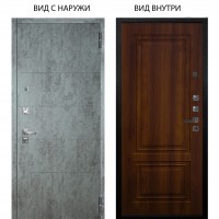 Люкс про 3К / Агат Темный бетон / Элион Дуб рустикальный