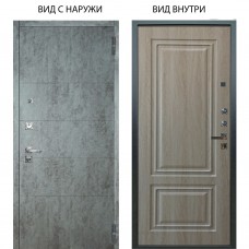 Люкс про 3К / Агат Темный бетон / Элион Дуб филадельфия крем