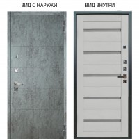 Люкс про 3К / Агат Темный бетон / Александра Серый винил