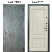 Люкс про 3К / Агат Темный бетон / Анастасия 2 Ваниль винил