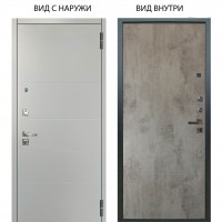 Люкс про 3К / Агат Вельвет белый горизонт / Агат Светлый бетон