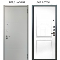 Люкс про 3К / Агат Вельвет белый горизонт / Ариана Белая эмаль