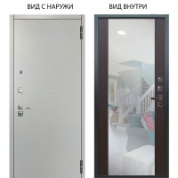 Люкс про 3К / Агат Вельвет белый горизонт / Вояж Венге