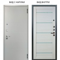 Люкс про 3К / Агат Вельвет белый горизонт / Александра Белая лиственница