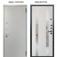 Люкс про 3К / Агат Вельвет белый горизонт / Дуэт Белое дерево вставки Николь