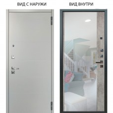 Люкс про 3К / Агат Вельвет белый горизонт / Магнум Светлый бетон