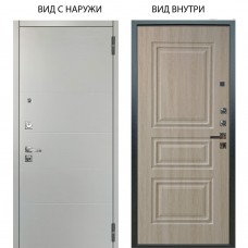 Люкс про 3К / Агат Вельвет белый горизонт / Скиф Дуб филадельфия крем
