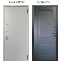 Люкс про 3К / Агат Вельвет белый горизонт / Соло Антрацит