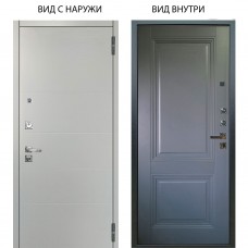 Люкс про 3К / Агат Вельвет белый горизонт / Соло Антрацит
