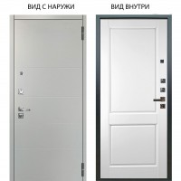 Люкс про 3К / Агат Вельвет белый горизонт / Соренто Белая эмаль