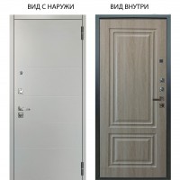 Люкс про 3К / Агат Вельвет белый горизонт / Элион Дуб филадельфия крем