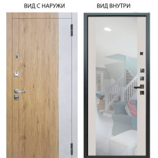 Люкс про 3К / Эксперт Рустик соломенный - Бетон урбан милк / Вояж Белое дерево