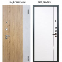 Люкс про 3К / Эксперт Рустик соломенный - Бетон урбан милк / Гауда Роял вуд белый