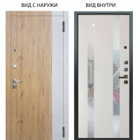 Люкс про 3К / Эксперт Рустик соломенный - Бетон урбан милк / Дуэт Белое дерево вставки Николь