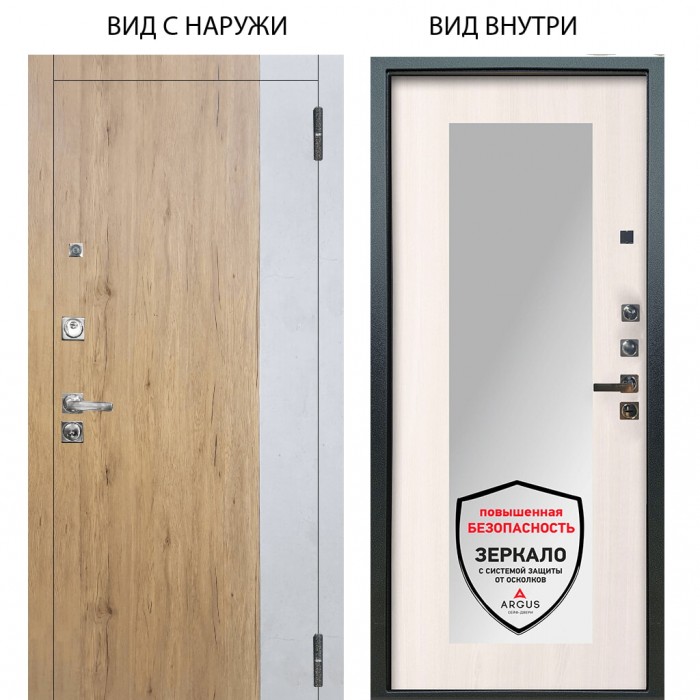 Люкс про 3К / Эксперт Рустик соломенный - Бетон урбан милк / Милли Ларче светлый