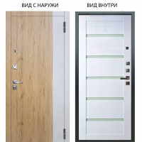 Люкс про 3К / Эксперт Рустик соломенный - Бетон урбан милк / Александра Белый глянец