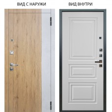 Люкс про 3К / Эксперт Рустик соломенный - Бетон урбан милк / Скиф Софт милк
