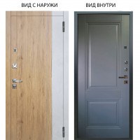 Люкс про 3К / Эксперт Рустик соломенный - Бетон урбан милк / Соло Антрацит