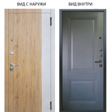 Люкс про 3К / Эксперт Рустик соломенный - Бетон урбан милк / Соло Антрацит