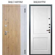 Люкс про 3К / Эксперт Рустик соломенный - Бетон урбан милк / Соренто Белая эмаль