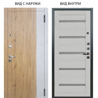 Люкс про 3К / Эксперт Рустик соломенный - Бетон урбан милк / Александра Серый винил