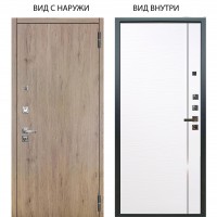 Люкс про 3К / Элегант Рустик соломенный / Гауда Роял вуд белый