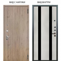 Люкс про 3К / Элегант Рустик соломенный / Дуэт Белое дерево вставки Кензо