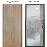 Люкс про 3К / Элегант Рустик соломенный / Магнум Светлый бетон