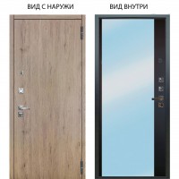 Люкс про 3К / Элегант Рустик соломенный / Магнум Черный софт