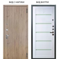 Люкс про 3К / Элегант Рустик соломенный / Александра Белый глянец