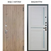 Люкс про 3К / Элегант Рустик соломенный / Мирра Белая лиственница