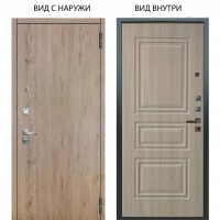 Люкс про 3К / Элегант Рустик соломенный / Скиф Дуб филадельфия крем