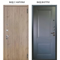 Люкс про 3К / Элегант Рустик соломенный / Соло Антрацит