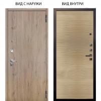 Люкс про 3К / Элегант Рустик соломенный / Элегант Дорс светлый горизонт