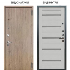Люкс про 3К / Элегант Рустик соломенный / Александра Серый винил