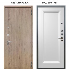 Люкс про 3К / Элегант Рустик соломенный / Анастасия 1 Белый снег