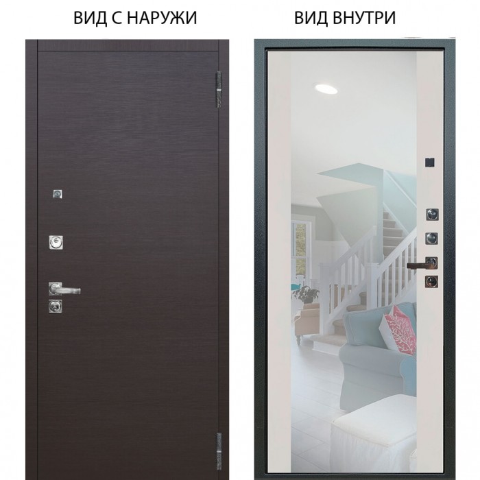 Люкс про 3К / Элегант Венге горизонт / Вояж Белое дерево