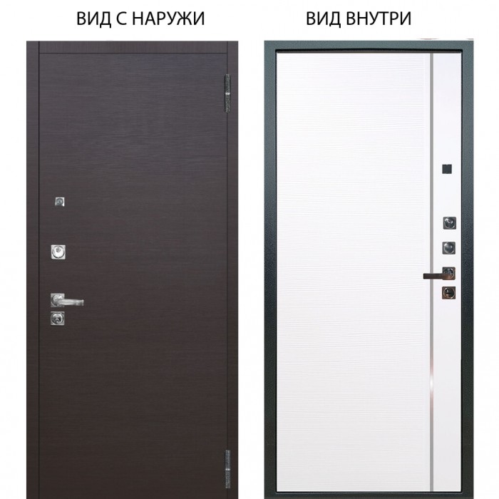 Люкс про 3К / Элегант Венге горизонт / Гауда Роял вуд белый