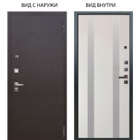 Люкс про 3К / Элегант Венге горизонт / Дуэт Белое дерево вставки Изабель