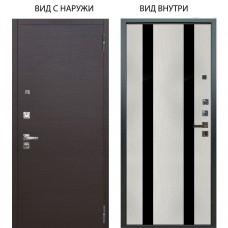 Люкс про 3К / Элегант Венге горизонт / Дуэт Белое дерево вставки Кензо