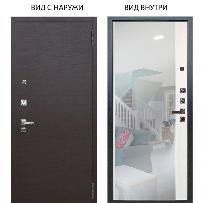 Люкс про 3К / Элегант Венге горизонт / Магнум Софт милк