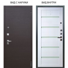 Люкс про 3К / Элегант Венге горизонт / Александра Белый глянец