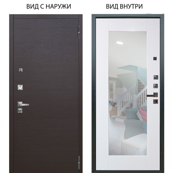 Люкс про 3К / Элегант Венге горизонт / Милли Роял вуд белый