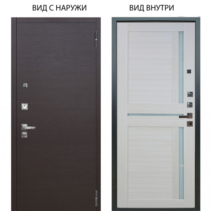 Люкс про 3К / Элегант Венге горизонт / Мирра Белая лиственница