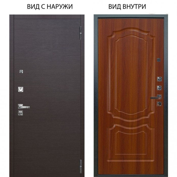 Люкс про 3К / Элегант Венге горизонт / Мишель Дуб рустикальный