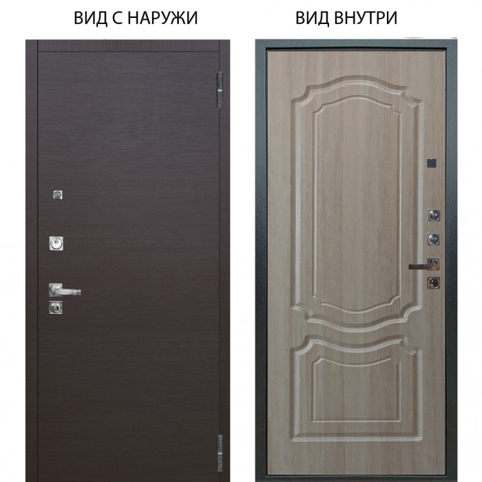 Люкс про 3К / Элегант Венге горизонт / Мишель Ларче светлый