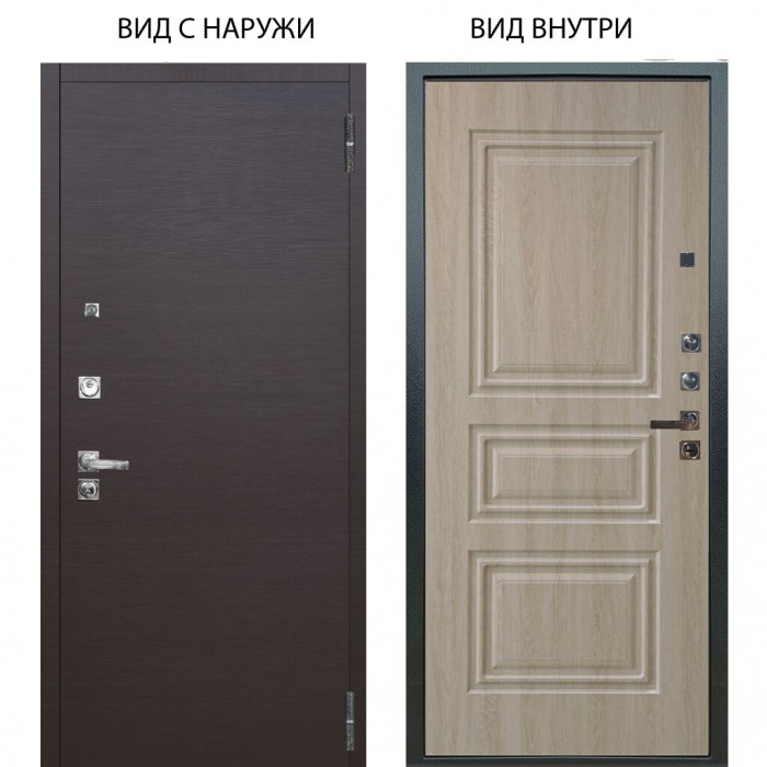 Люкс про 3К / Элегант Венге горизонт / Скиф Дуб филадельфия крем