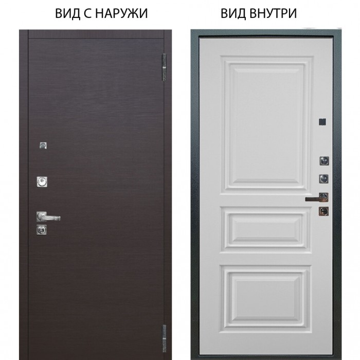 Люкс про 3К / Элегант Венге горизонт / Скиф Софт милк