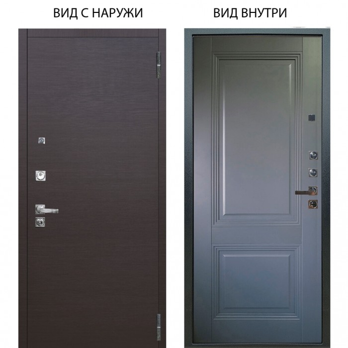 Люкс про 3К / Элегант Венге горизонт / Соло Антрацит